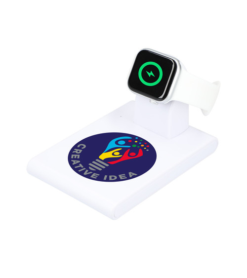 Mate Wireless Charging Pad and iWatch Holder - Full Color