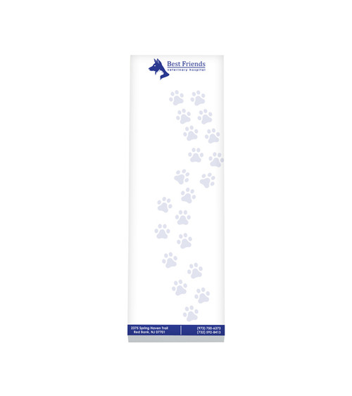 3 inch x 9 inch Non-Adhesive Scratch Pads - 25 sheets