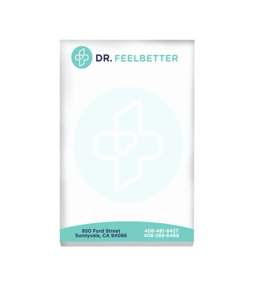 4 inch x 6 inch Non-Adhesive Scratch Pads - 25 sheets