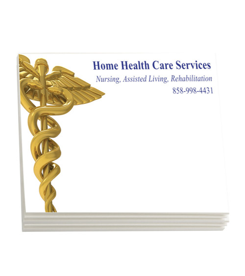 Sticky Note Pads - Caduceus 4" x 3" (50 sheets)