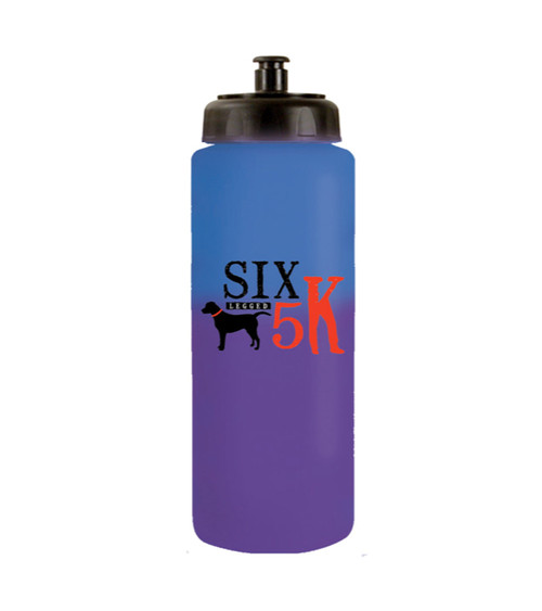 32 oz. Mood Sports Bottle with Push 'n Pull Cap - Full Color Imprint