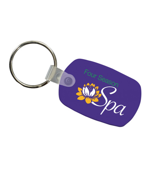 Logo Imprinted Key Fob -Full Color Imprint