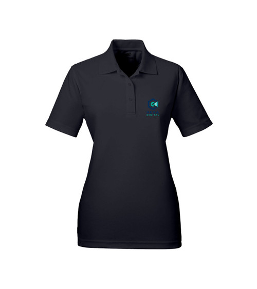 UltraClub Ladies' Cool & Dry Mesh Piqué Polo - Screen Print