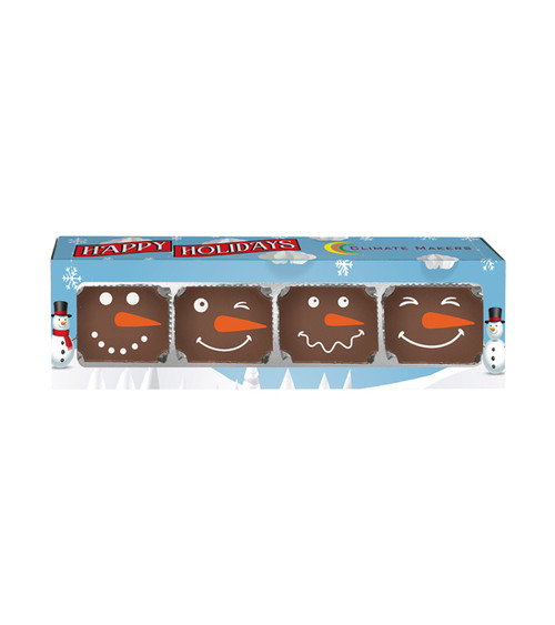 Holiday Snowman Chocolate Slider Box
