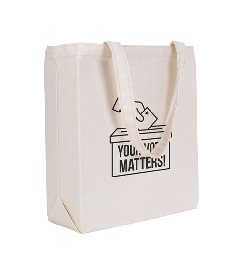 USA Made Cotton Gusseted Tote