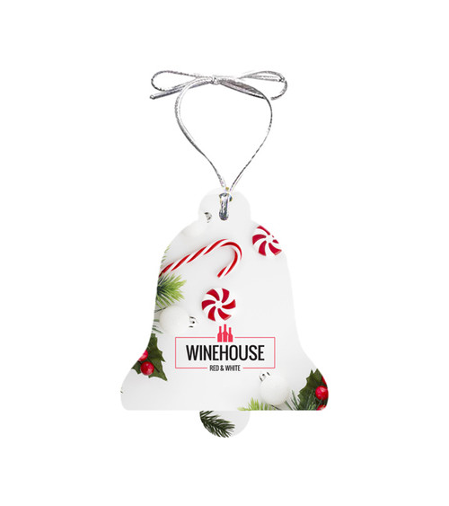 Acrylic Holiday Ornaments - Bell