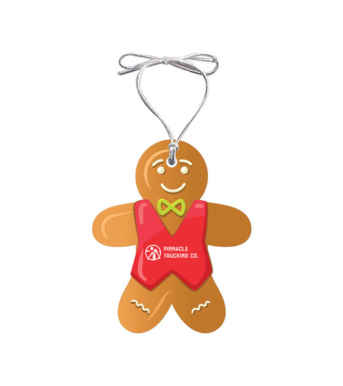 Acrylic Holiday Ornaments - Gingerbread