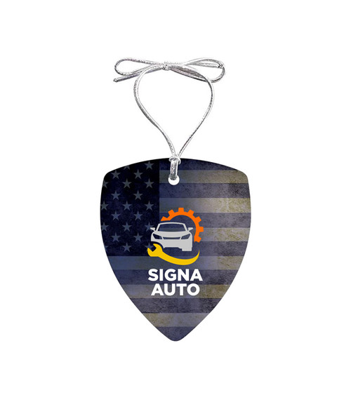 Acrylic Holiday Ornaments - Sheild