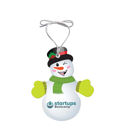 Acrylic Holiday Ornaments - Snowman