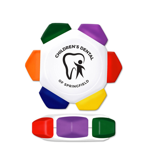 Crayo-Craze&reg; 6 Color Crayon Wheel With White Housing