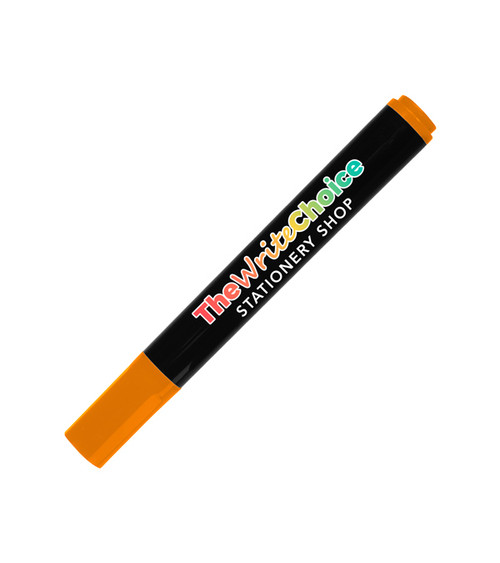 Brite Spots&reg; Fluorescent Highlighters with Black Barrel & Full Color Decal