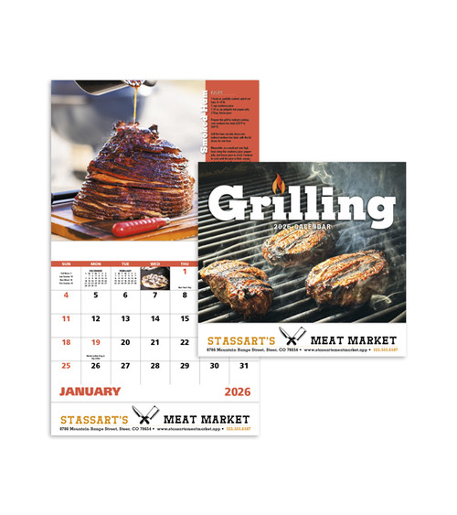 Grilling Wall Calendar