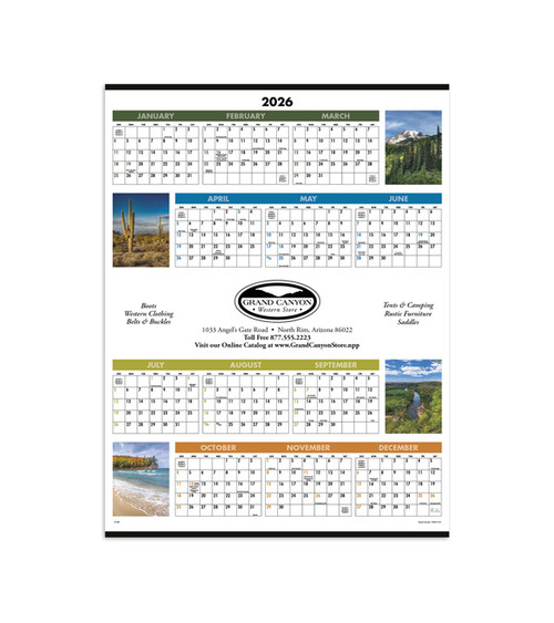 Scenic Span-A-Year Calendar