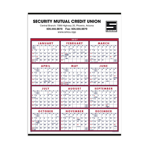 Span-A-Year Calendar