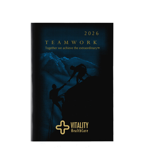 Teamwork Peak Mountains Date Log Calendar