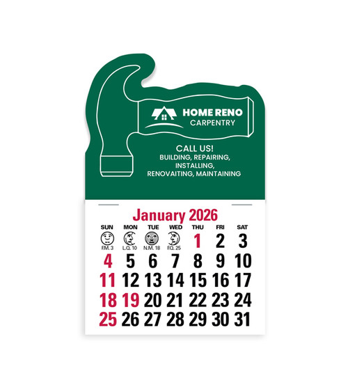 2-Color Stick Up Grid, English (14-Month) Hammer