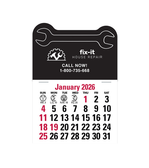 2-Color Stick Up Grid, English (14-Month) Wrench