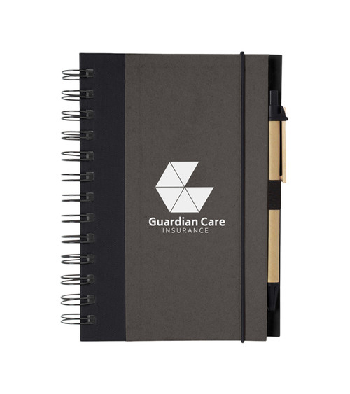ECO-INSPIRED SPIRAL NOTEBOOK & PEN