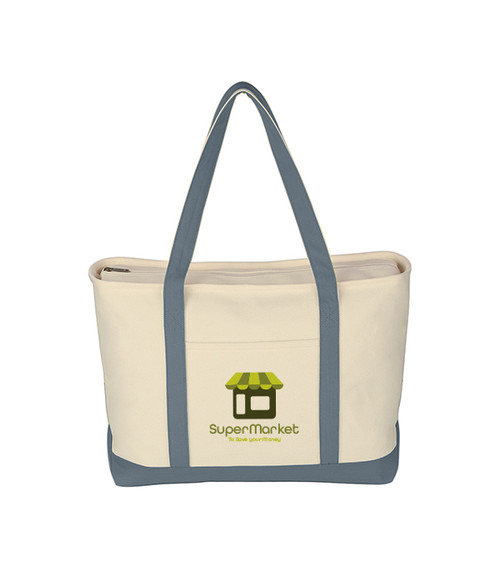 Large Starboard Cotton Canvas Tote Bag