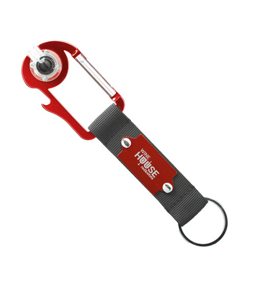 Clip & Sip Carabiner Bottle Opener Key Light