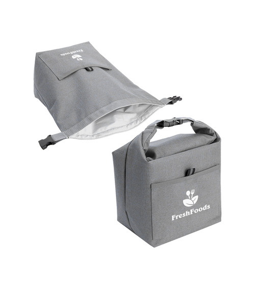 Bellevue Heathered Polyester Insulated Lunch Tote