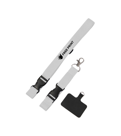 Adjustable Recycled Phone Lanyard