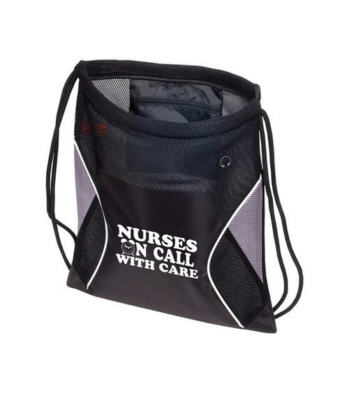 Nurses Mesh Drawstring Backpack