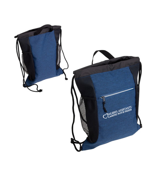 Nursing Assistants PolyCanvas Drawstring Backpack