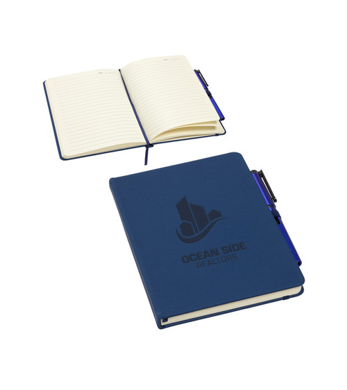 Quorum Soft Touch Journal with Matching Color Gel Pen