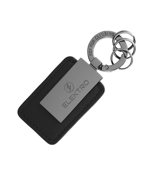 Leatherette Carabiner Clip Key Tag