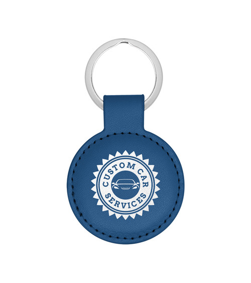 Hue Pop Leatherette Key Tag