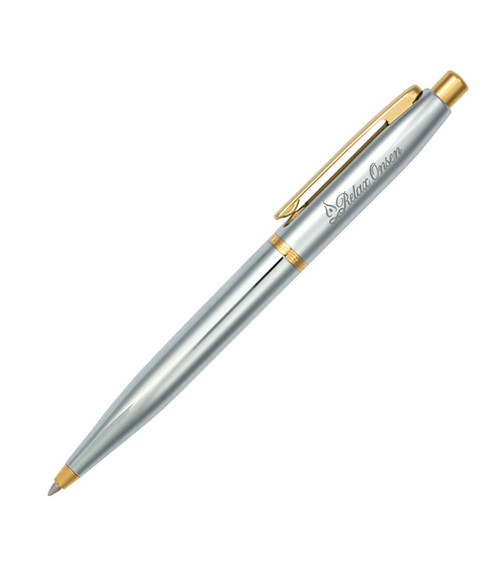 Sheaffer® VFM Polished Chrome with Gold Ballpoint