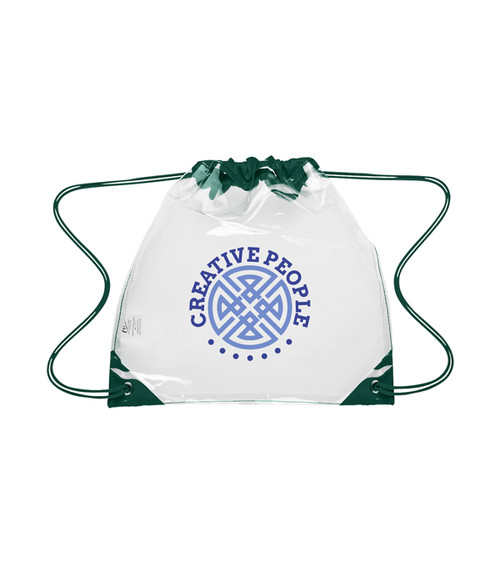 Touchdown Clear EVA Drawstring Backpack
