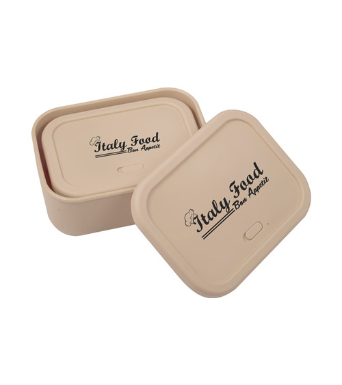 Silicone Food Storage Box with Air Valve Set - 24 oz. and 44 oz.