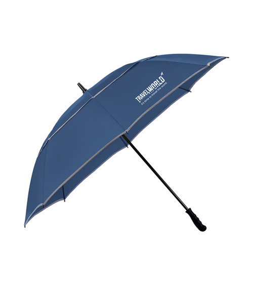 62" RPET Golf Umbrella w/ Reflective Trim