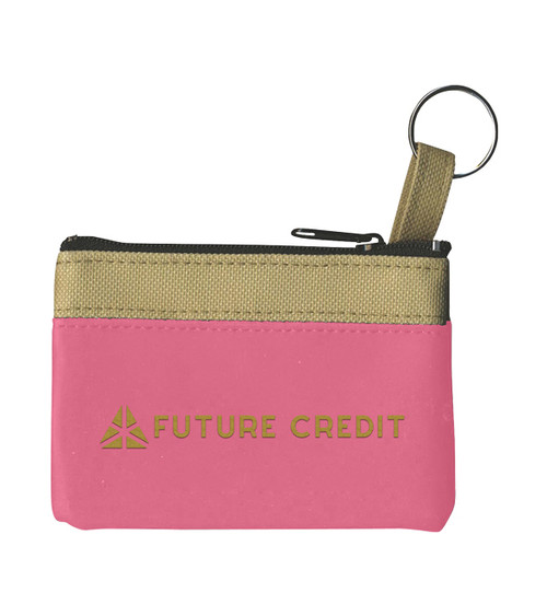 The Safari Classic Zip Pouch w/ Key Ring