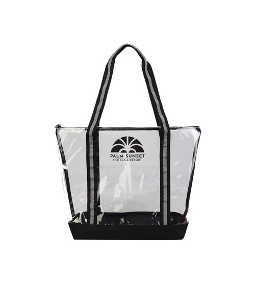 Clear Tote With Zipper