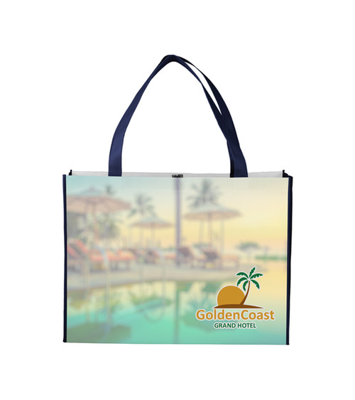 Sublimated Large Non-Woven Shopping Tote