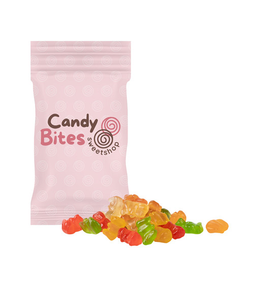 Clever Candy 1oz. Full Color DigiBag with Gummy Bears