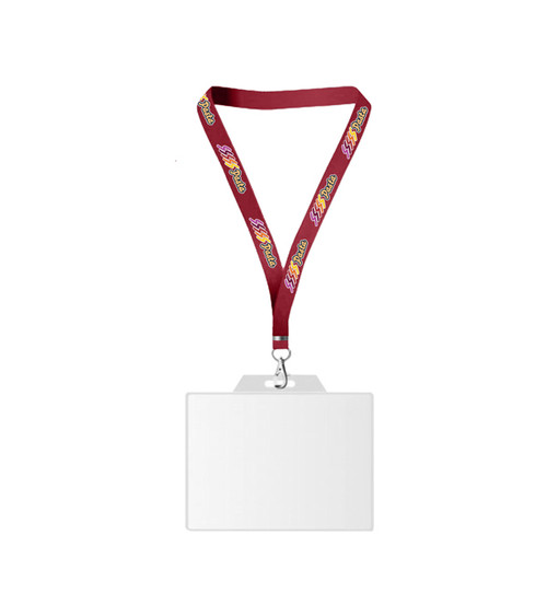 USA Made Dye-Sub Lanyard with Badge Holder