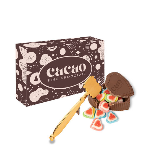 Clever Candy Smash Chocolate Heart with Triple Layer Hearts