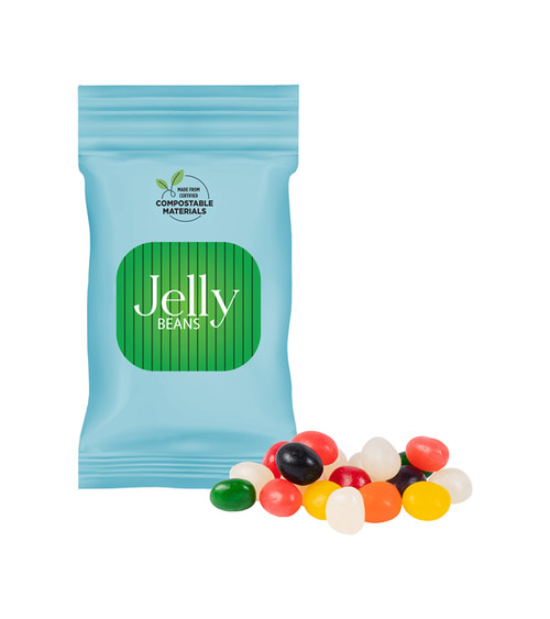 1oz. ECO-Digibag Compostable & Full Color Assorted Jelly Beans