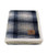Cottage Plaid Sherpa Blanket with Tan Patch