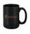 14 oz. Magnum Custom Ironstone Mug - Front only - 3 imprint col.