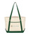 Medium Cotton Canvas Sailing Tote Bag