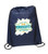 Non-Woven Drawstring Cinch-Up Backpack - Full Color Imprint