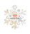 Acrylic Holiday Ornaments - Snowflake
