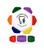 Crayo-Craze&reg; 6 Color Crayon Wheel With White Housing