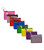The Rainbow Translucent/ Crystal Clear Zip Pouches w/ Key Ring