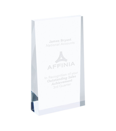 Acrylic Wedge Award (Small)